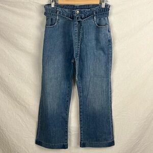 J Crew 29 paperbag jeans tie waist